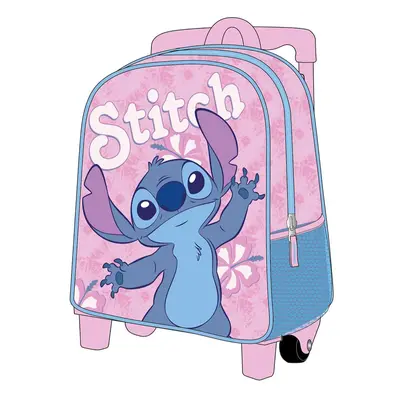 KIDS BACKPACK TROLLEY SCHOOL STITCH