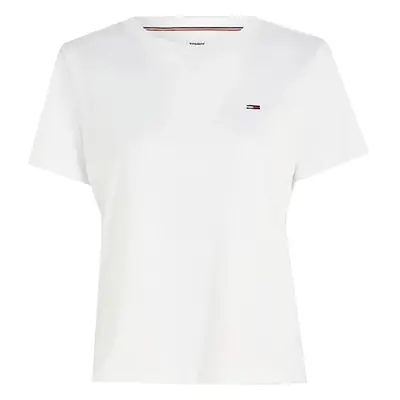 Tommy Jeans T-Shirt - TJW REGULAR JERSEY C NECK white