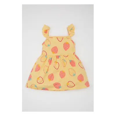 DEFACTO Baby Girl Patterned Sleeveless Dress