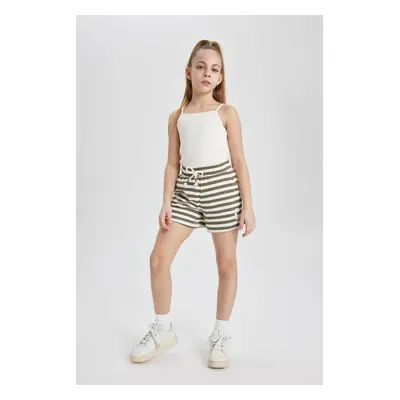 DEFACTO Girls Striped Shorts