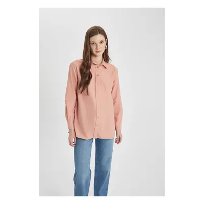 DEFACTO Relax Fit Poplin Long Sleeve Shirt Tunic