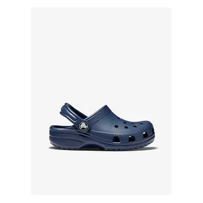 Tmavě modré dětské pantofle Crocs - Kluci