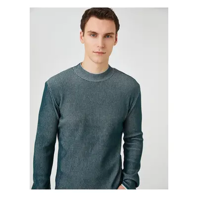 Koton Basic Knitwear Sweater Half Turtleneck Slim Cut