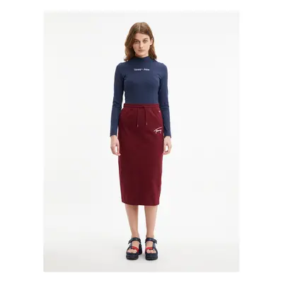 Tommy Jeans Skirt - TJW SIGNATURE HWK MI red