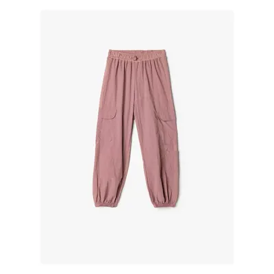 Koton Jogger Sweatpants Cargo Pocket Detail Cotton