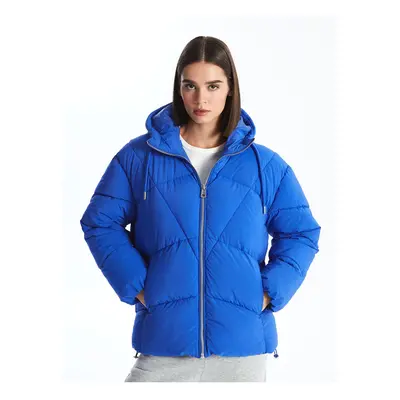 LC Waikiki Hooded Plain Oversize Women's Puffer Coat