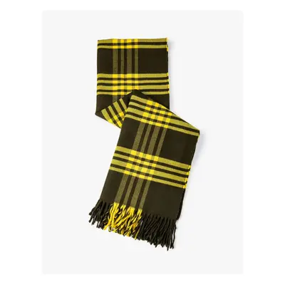 Koton Plaid Plaid Scarf, Soft Textured Tassels