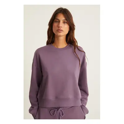 GRIMELANGE VESNA Women's Regular Purple Sweatshirt