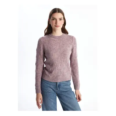 LC Waikiki Crew Neck Openwork Women's Knitwear Sweater