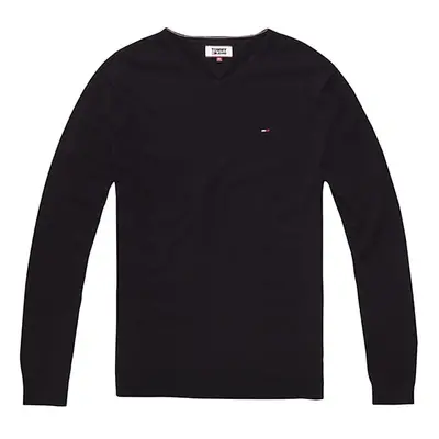 Tommy Jeans Sweater - TJM ORIGINAL V NECK SWEATER black