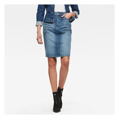 G-STAR Skirt - Pencil Skirt Blue