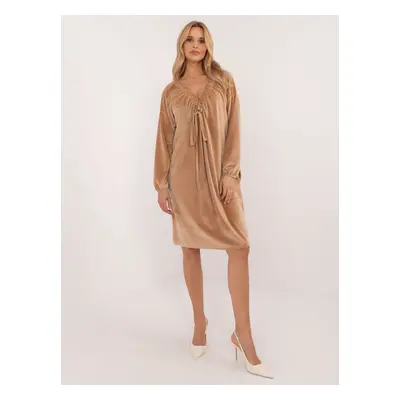 Dress-DHJ-SK-19890.86P-camel