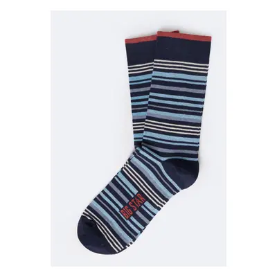 Big Star Man's Standard Socks 404 Navy Blue