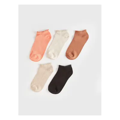 LC Waikiki Lcw Women's Plain Ankle Socks Pack