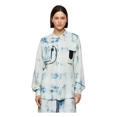 Diesel Blouse - COVER SHIRT white-blue