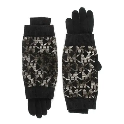 Michael Kors Gloves - B0LD MK DOT GLOVES black