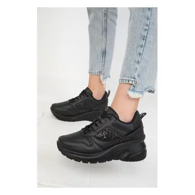 Soho Black-Black Women's Sneakers