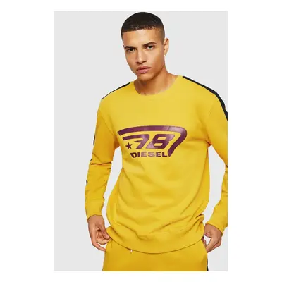 Diesel Sweatshirt - UMLTWILLY SWEATSHIRT yellow