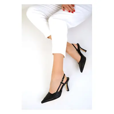 Soho Black Women's Classic Heeled Shoes