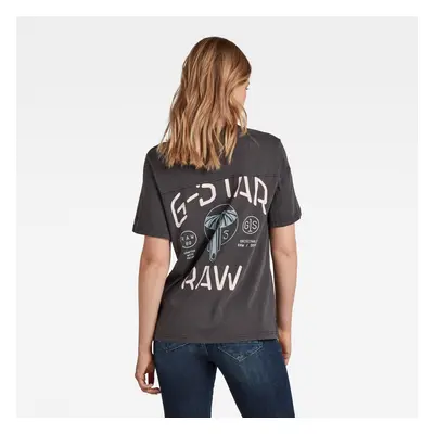 T-shirt - G-star RAW Firefly backprint loose r t grey