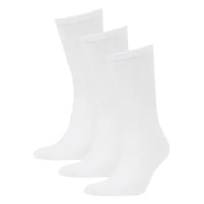 DEFACTO Men's 3-Pack Cotton Ankle Socks