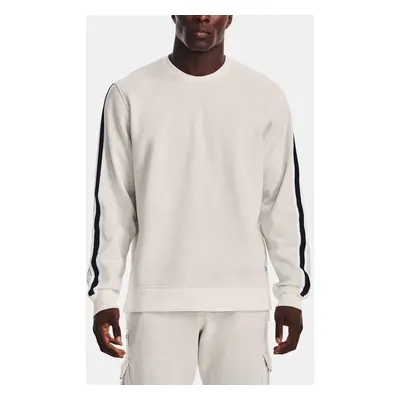 Under Armour Mikina UA Essential Heritge Flc Crw-WHT - Pánské