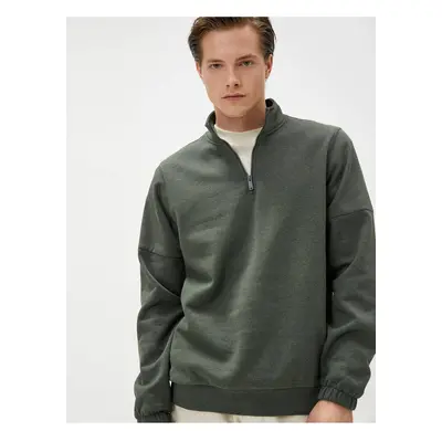 Koton 4WAM70122MK Men's Cotton Sweatshirt GREEN