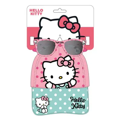 CAP SET OF SUNGLASSES HELLO KITTY