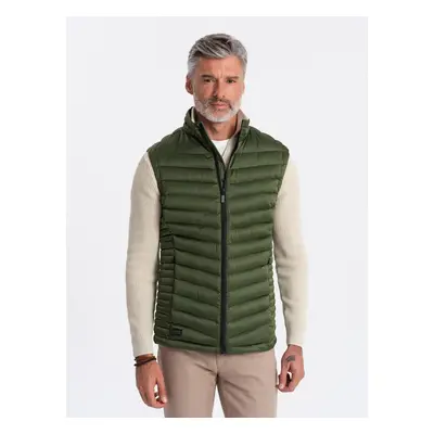 Ombre Men's quilted sleeveless