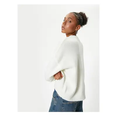 Koton Basic Knitwear Sweater Crew Neck Acrylic Blend Long Sleeve