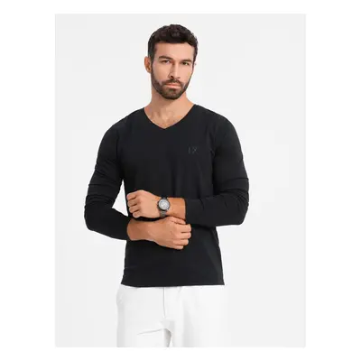 Ombre Men's longsleeve with raglan contrast sleeves - white and gray