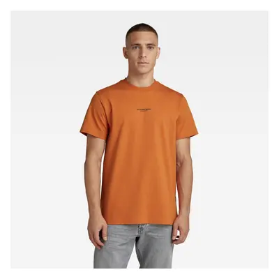 G-STAR T-shirt - Center logo loose r t orange