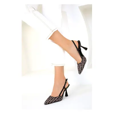 Soho Black Women's Classic Heeled Shoes