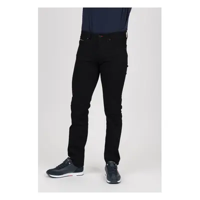 Jeans - TOMMY HILFIGER STRAIGHT DENTON TSTR NAPA BLACK black