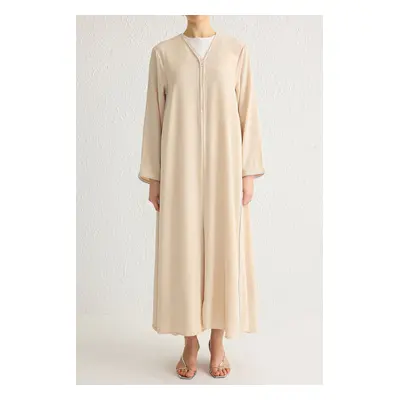 Trendyol Stone Woven Cape & Abaya