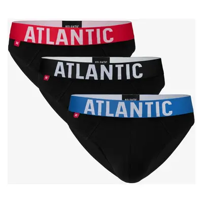 Pánské sportovní slipy ATLANTIC 3-PACK - černé