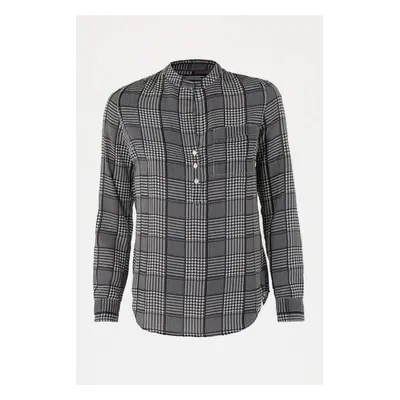 Tommy Hilfiger Shirt - GLENN PLAID PRT BLOUSE LS grey