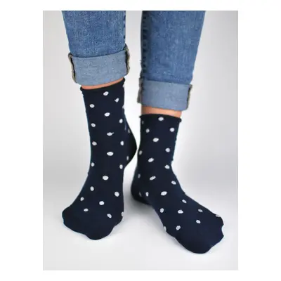 NOVITI Woman's Socks SB015-W-02 Navy Blue