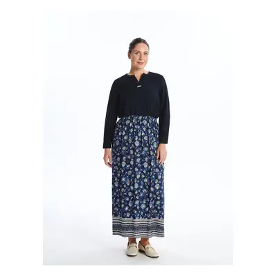 LC Waikiki Lcwk Elastic Waist Patterned Women's Skirt