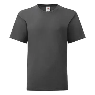 Graphite children's t-shirt in combed cotton Fruit of the Loom