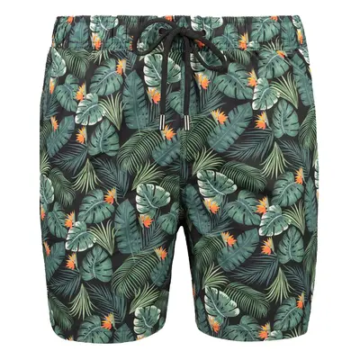 Pánské koupací kraťasy Trendyol Tropical Print