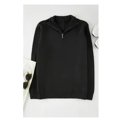 Trendyol Anthracite Regular Half Turtleneck Plain Knitwear Sweater