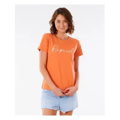 Tričko Rip Curl CLASSIC SHORE TEE Bright Orange