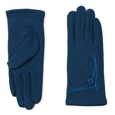 Art Of Polo Unisex's Gloves Rk16565 Navy Blue