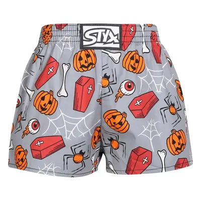 Dětské trenky Styx art klasická guma Halloween rakve