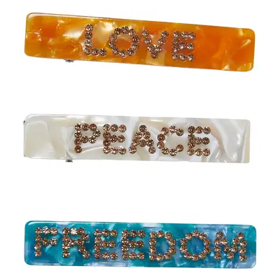 Statement Hair Clips 3-Pack multicolor