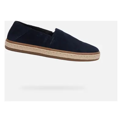 Tmavě modré pánské slip on espadrilky Geox Pantelleria - Pánské