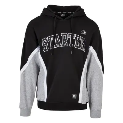 Starter Throwback Hoody černá/heathergrey