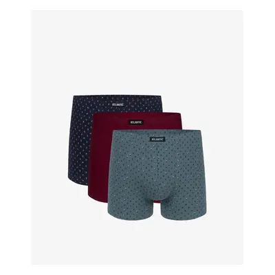 Pánské boxerky ATLANTIC 3Pack - vícebarevné