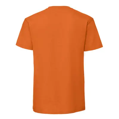 Iconic Ringspun Premium Fruit of the Loom Orange T-shirt